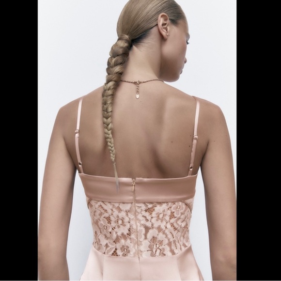 Zara Combination Corset Midi Dress - Picture 5 of 12